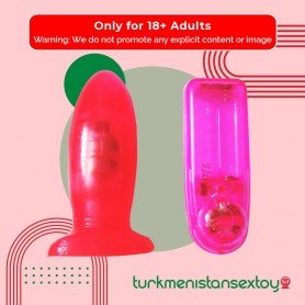 Crystal Fussy Butt Plug Vibrating AD-013