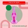 Crystal Fussy Vibrating Butt Plug With Suction Cup AD-025