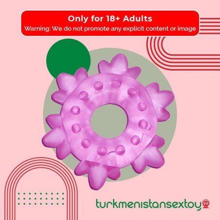 Heavy Silicone Ring-Ice Flower CR-006