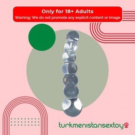 Ultra Beaded Crystal Glass dildo GD-008