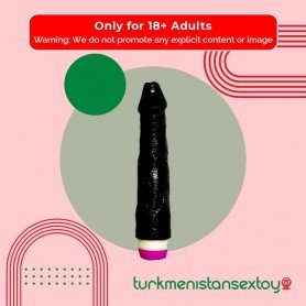 Super Natural Black Silicone Realistic Vibrator RSV-011