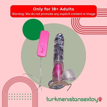 Crystal Lover Jelly Realistic Vibrator with Suction Cup RSV-065