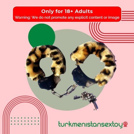 Fetish Fantasy Furry Cuffs in Leopard BDP-005