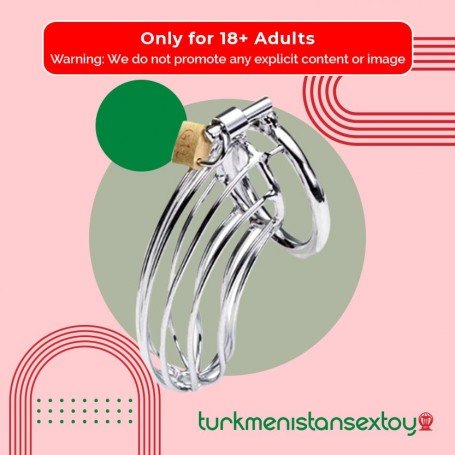 Stainless Steel Iron Wire Male Chastity Lock BDP-016